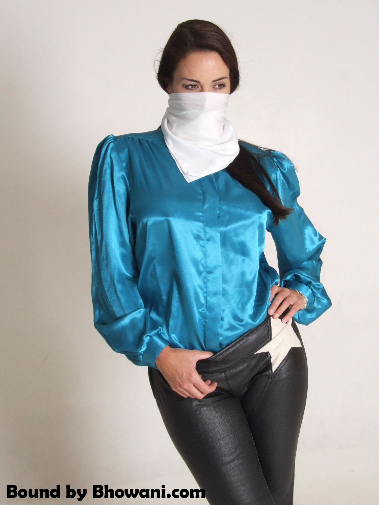 Masked in Satin and Leather