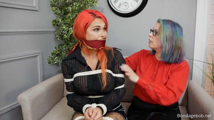 Roxi Keogh & Temptress Kate in bondage.