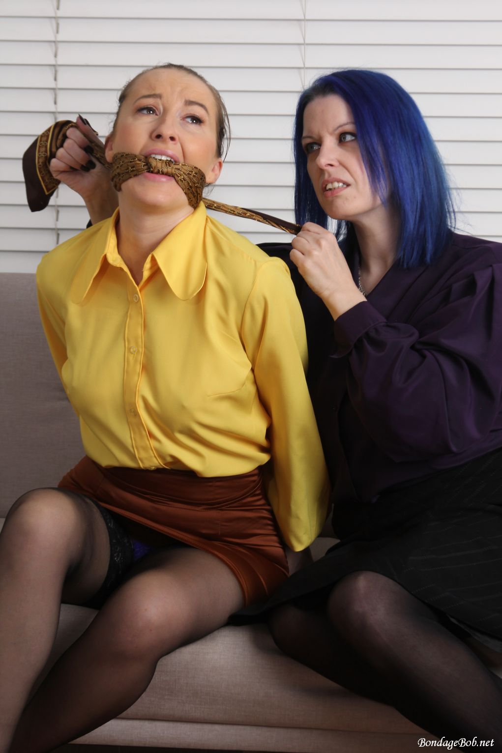 Sophia Smith & Temptress Kate in bondage.