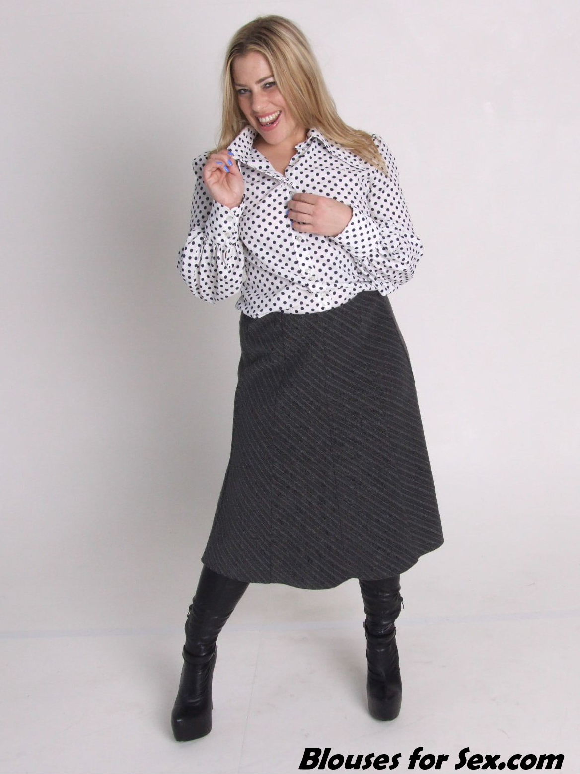 Spotted in Long Skirt and Boots