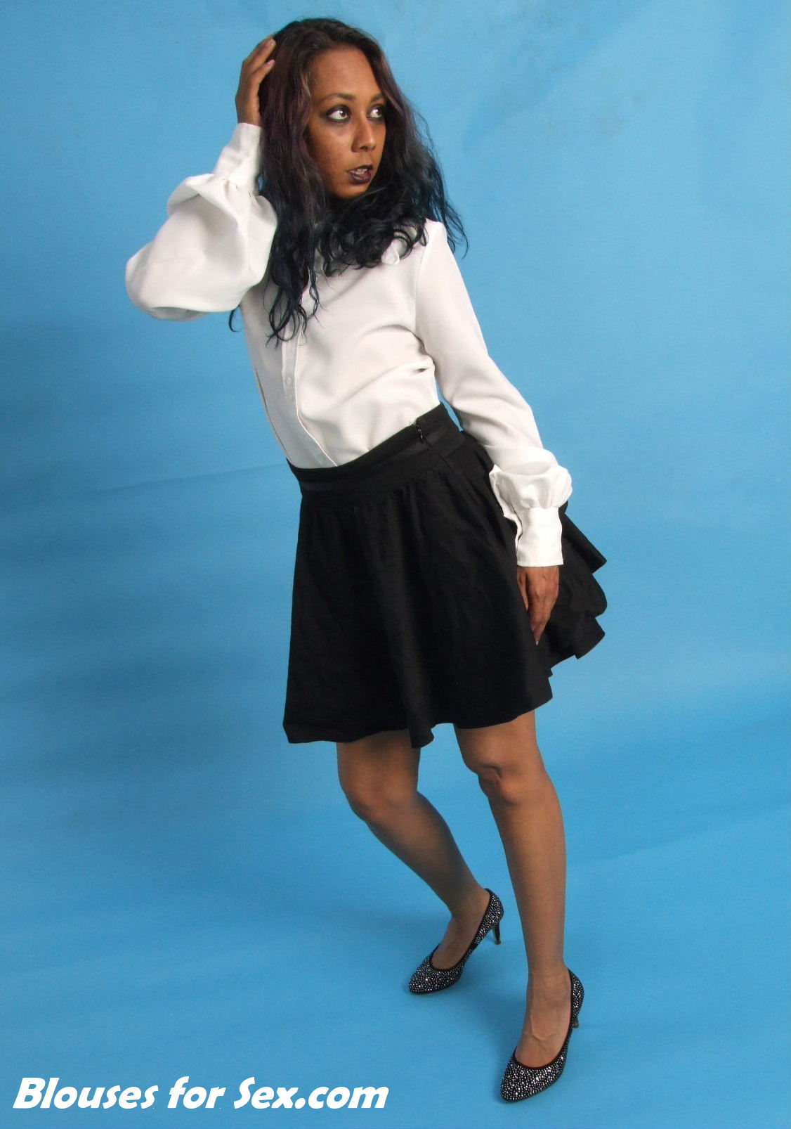 Morgan's White Blouse Debut