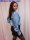 Blouse Focus 3 - Blue Satinthumbnail 1